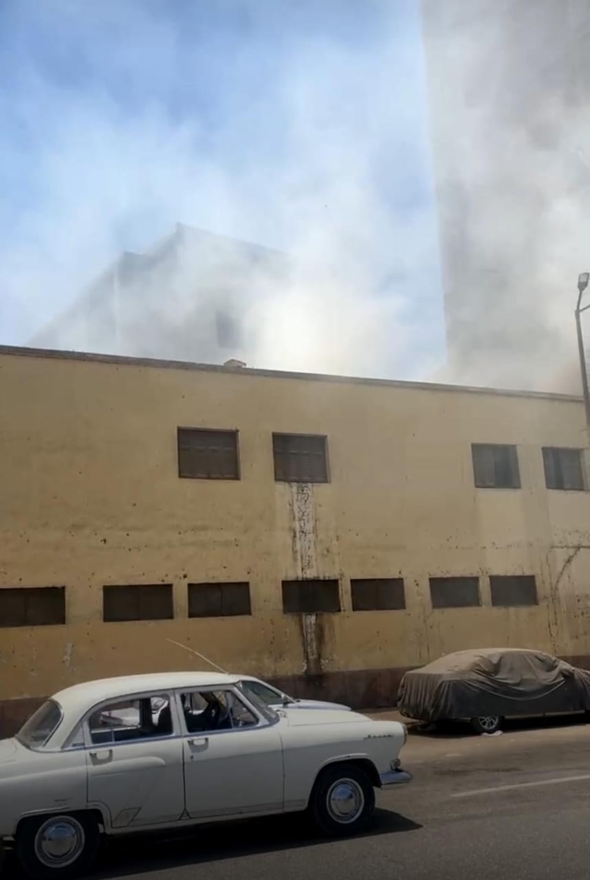 لقطات من الحريق