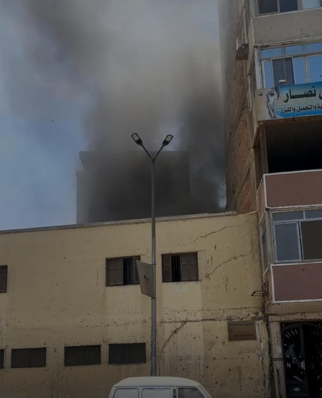 لقطات من الحريق