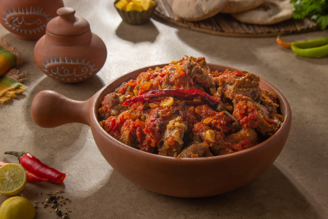 طريقة عمل طاجن لحمة الرأس