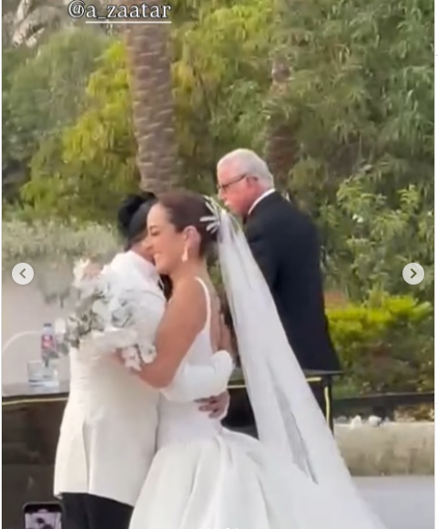 حفل زفاف أمينة خليل والمصور أحمد زعتر