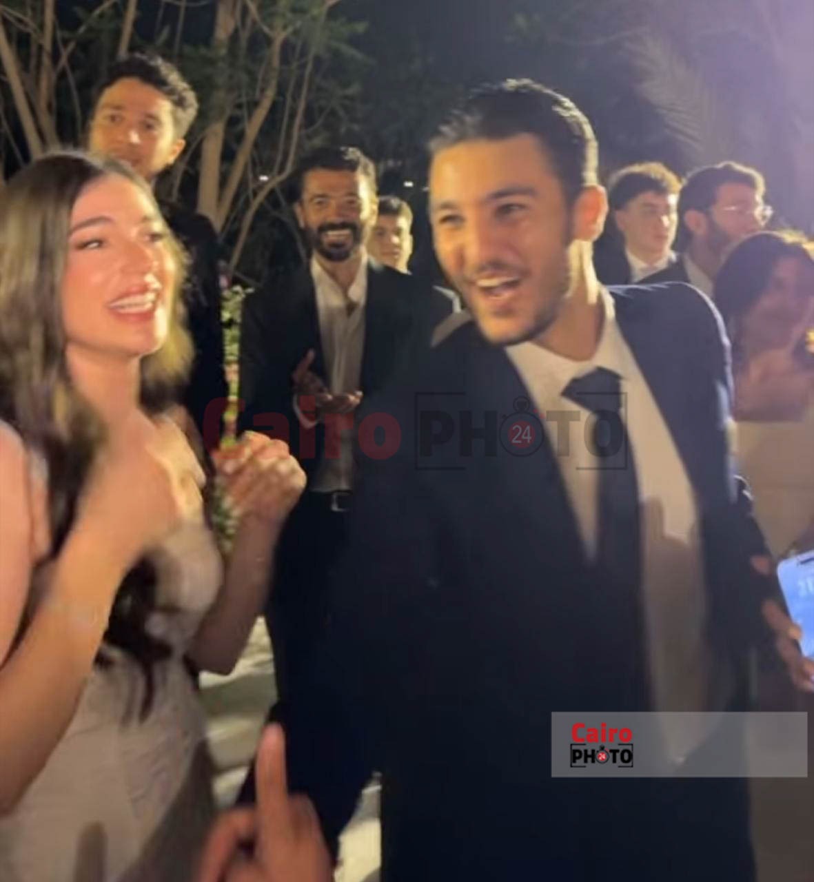 خطوبة كريم نجل خالد النبوي على فتاة من خارج الوسط الفني