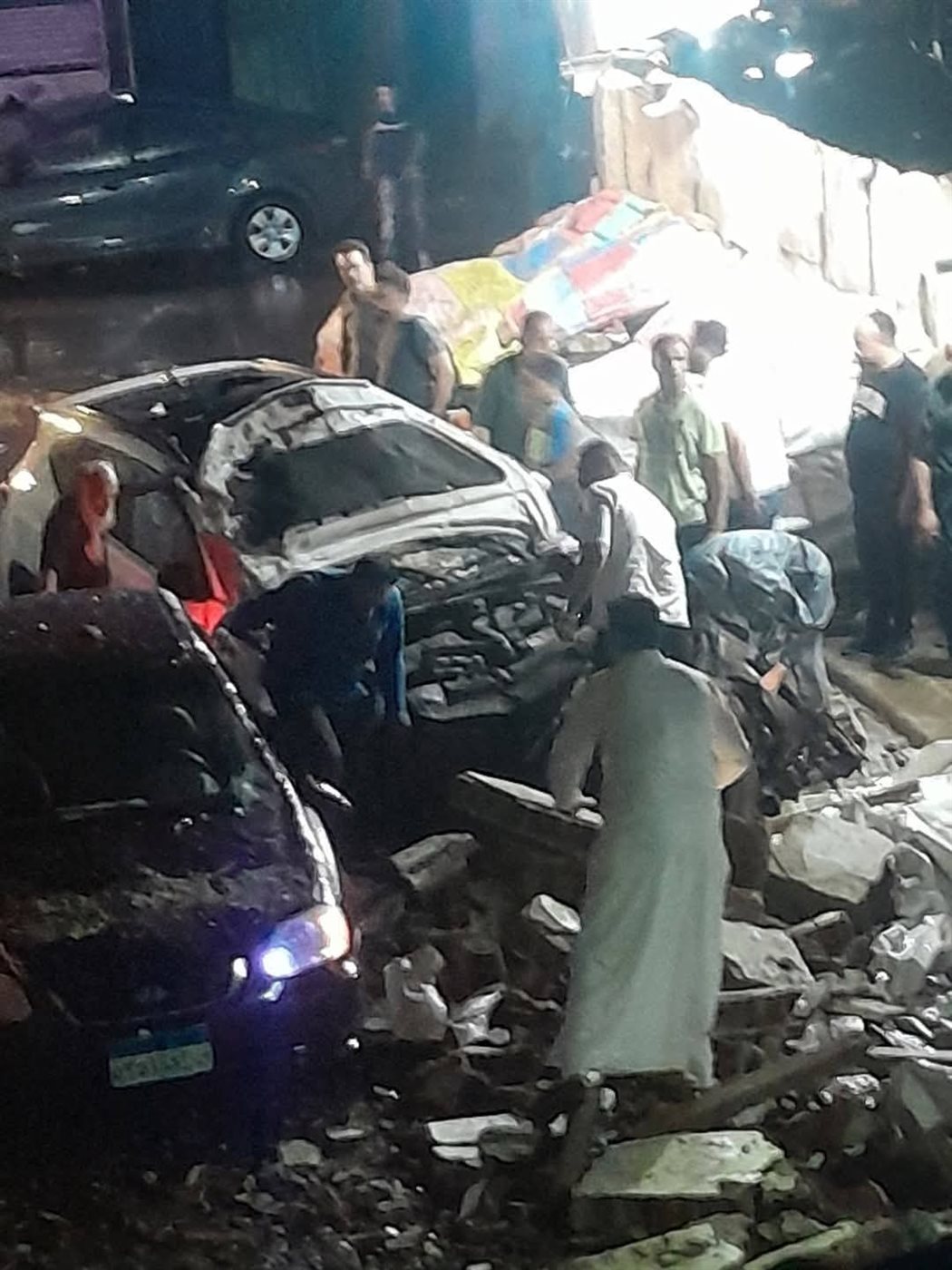 آثار تعرض الإسكندرية للأمطار والرياح