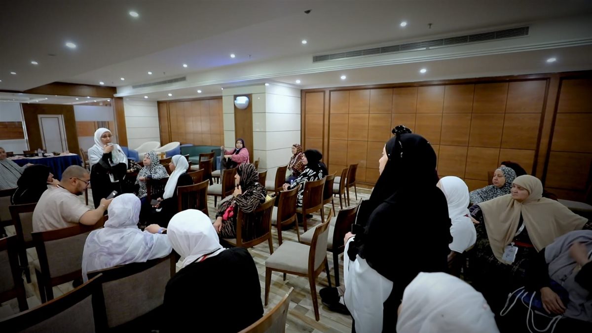 <strong>ندوات دينية لحجاج القرعة</strong>