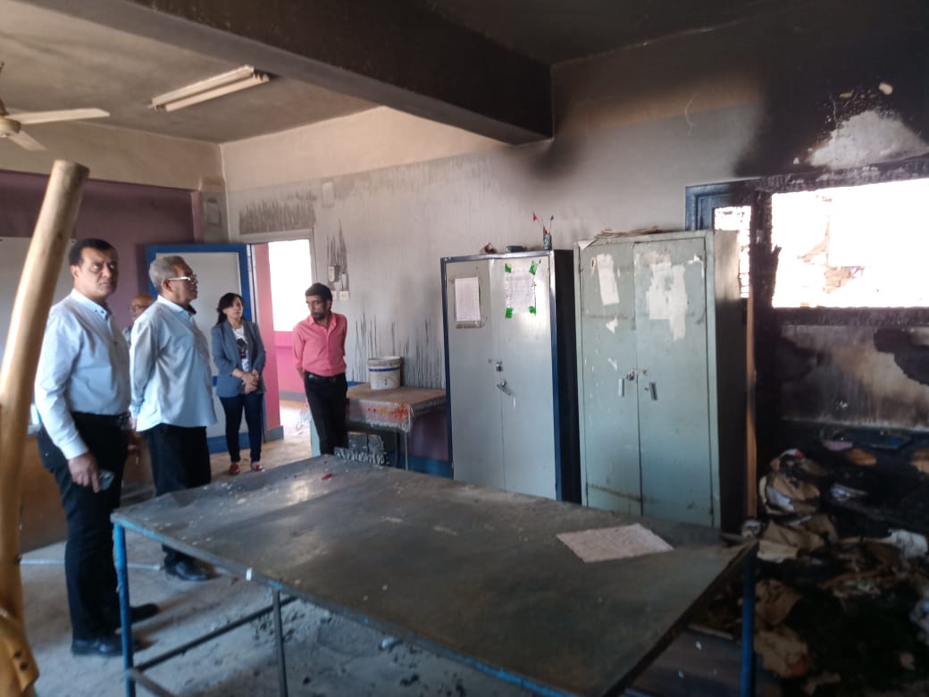 جانب من المعاينة