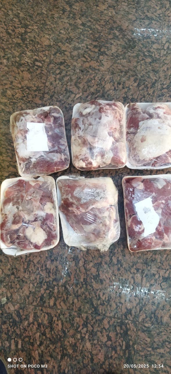 اللحوم الفاسدة المضبوطة