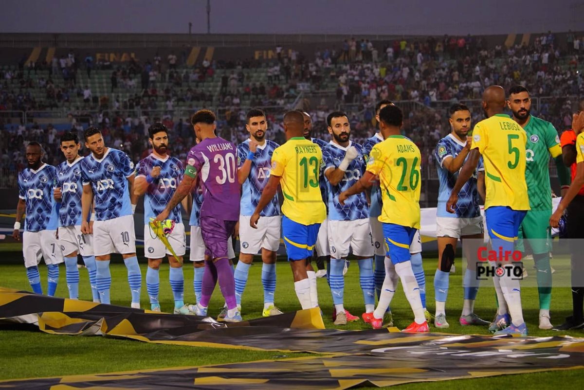 <strong>مباراة بيراميدز وصن داونز في إياب نهائي دوري الأبطال</strong>