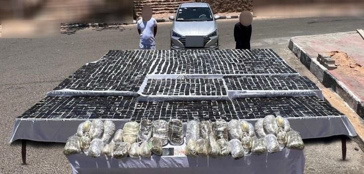 ضبط عناصر بؤر إجرامية من متجري المواد المخدرة