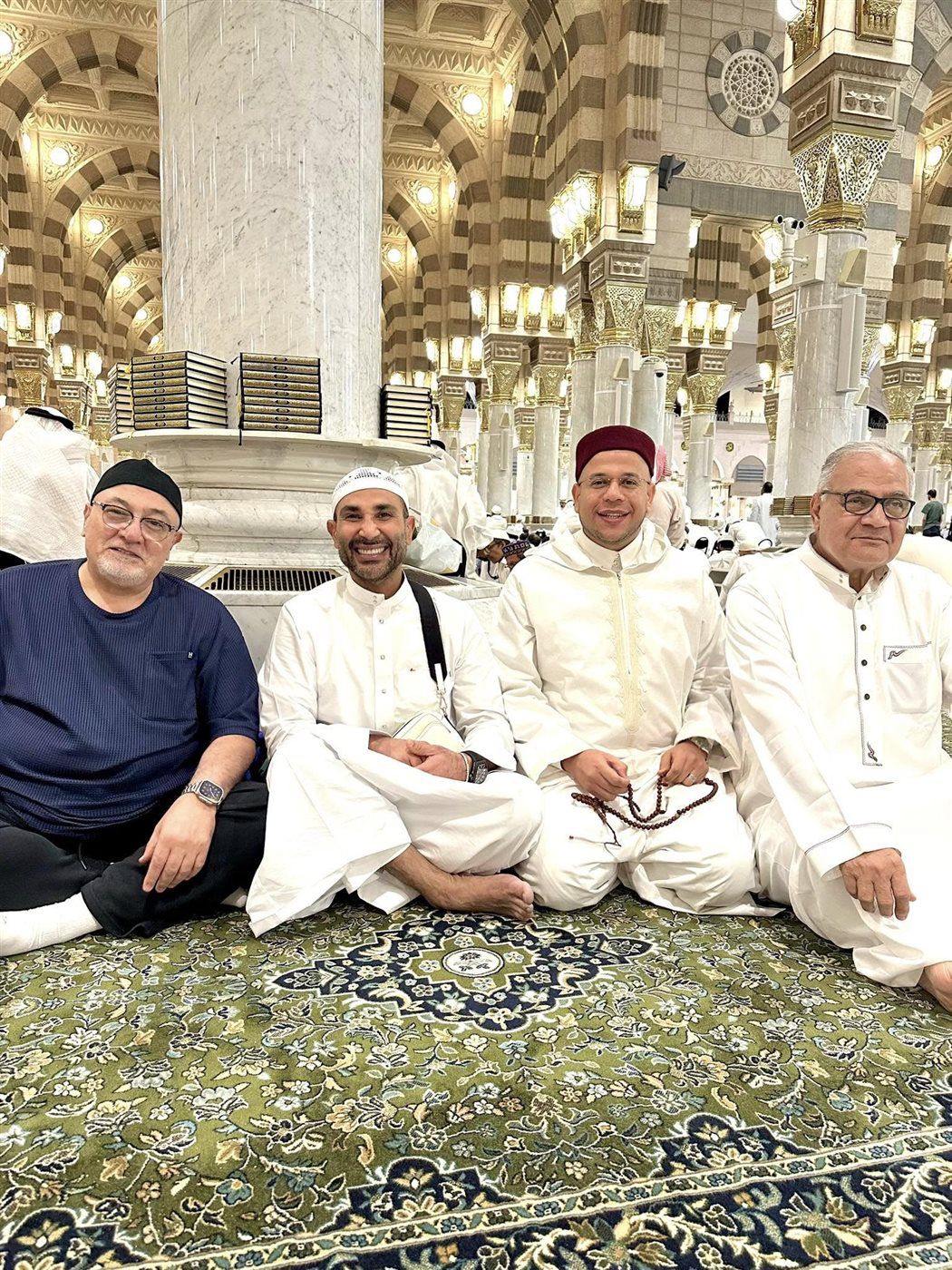 أحمد سعد من داخل المسجد النبوي