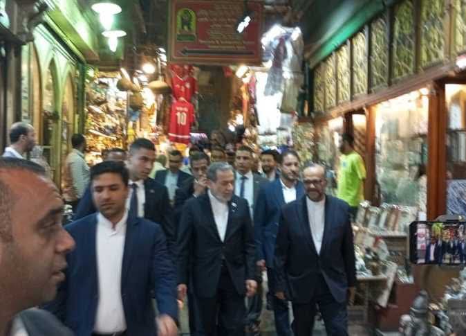 وزير خارجية إيران في خان الخليلي والحسين 