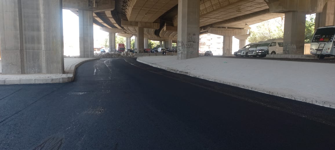 رصف وتطوير أسفل الطريق الدائري بكفر غطاطي 
