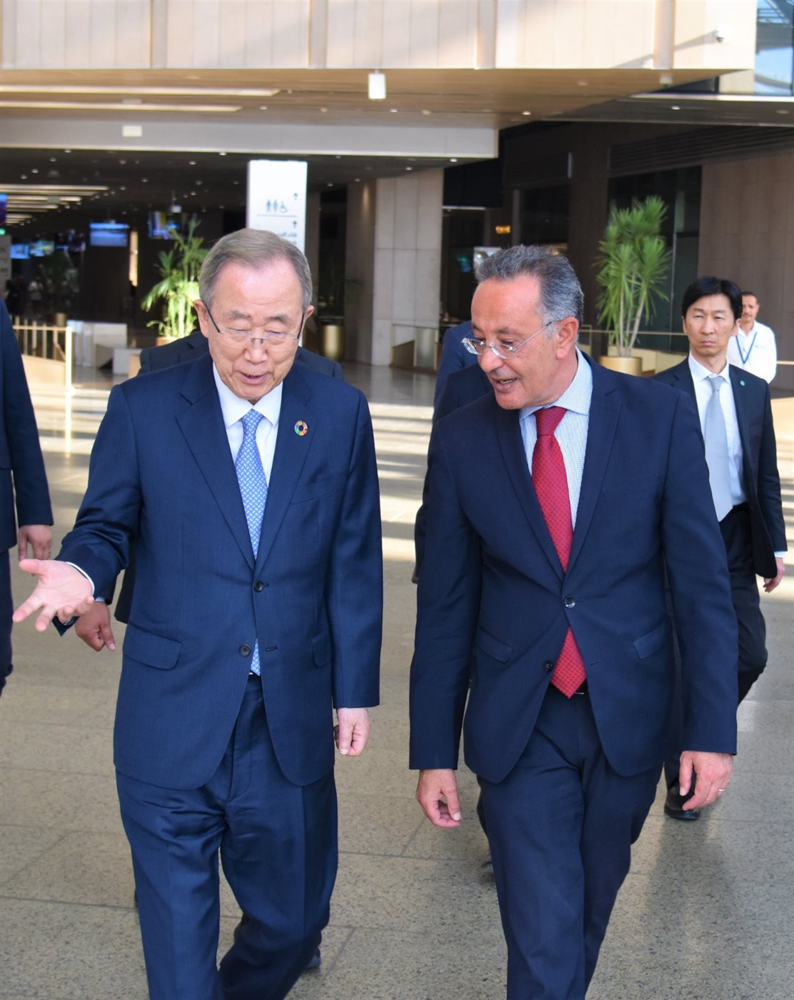 جانب من الزيارة 