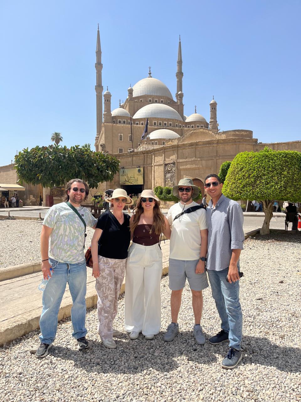 الوفد في زيارة قلعة صلاح الدين الأيوبي 