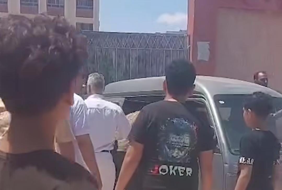 جانب من المشاجرة