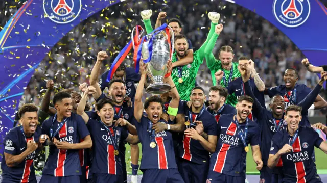 نادي باريس سان جيرمان بطلًا لـ دوري أبطال أوروبا 2024-2025