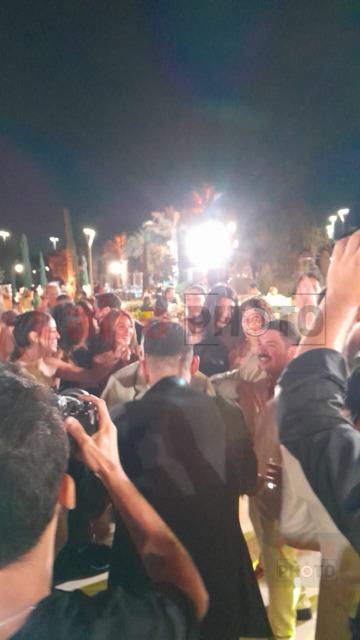 <strong>مصطفى محمد على رأس الحضور في حفل زفاف طاهر محمد طاهر</strong>