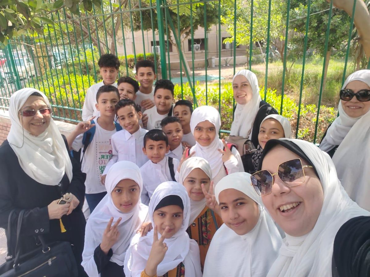 أطفال مسجد مصر يشاركون أطفال 57357 محاكاة مناسك الحج 