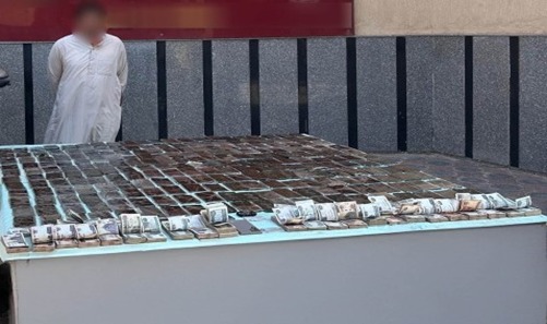 المتهم والمضبوطات