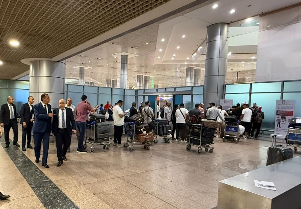 جانب من الجولة الميدانية بمطار القاهرة الدولي