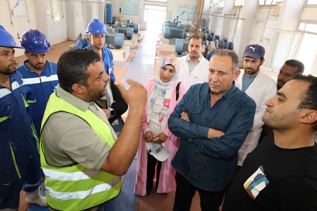رئيس مياه الغربية يتابع محطة مياه كفر الزيات 