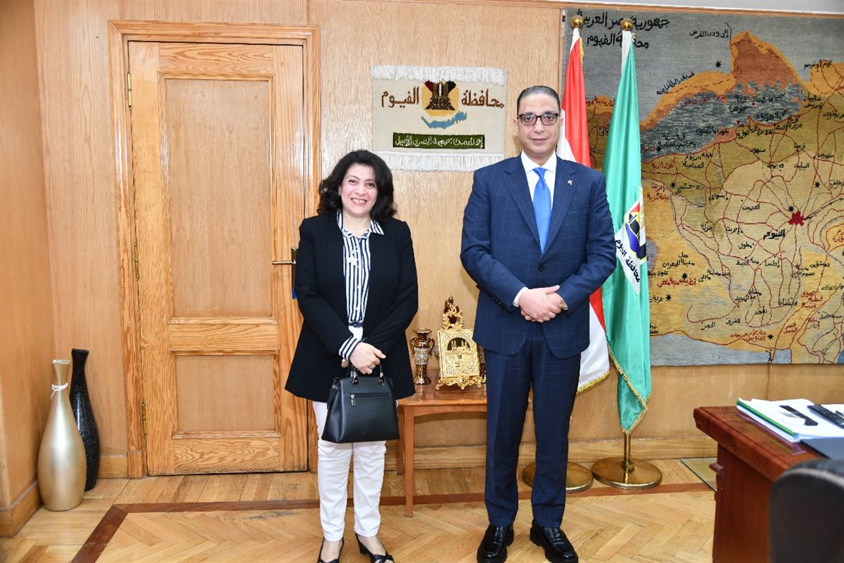 محافظ الفيوم يستقبل المهنئين بعيد الأضحى المبارك 