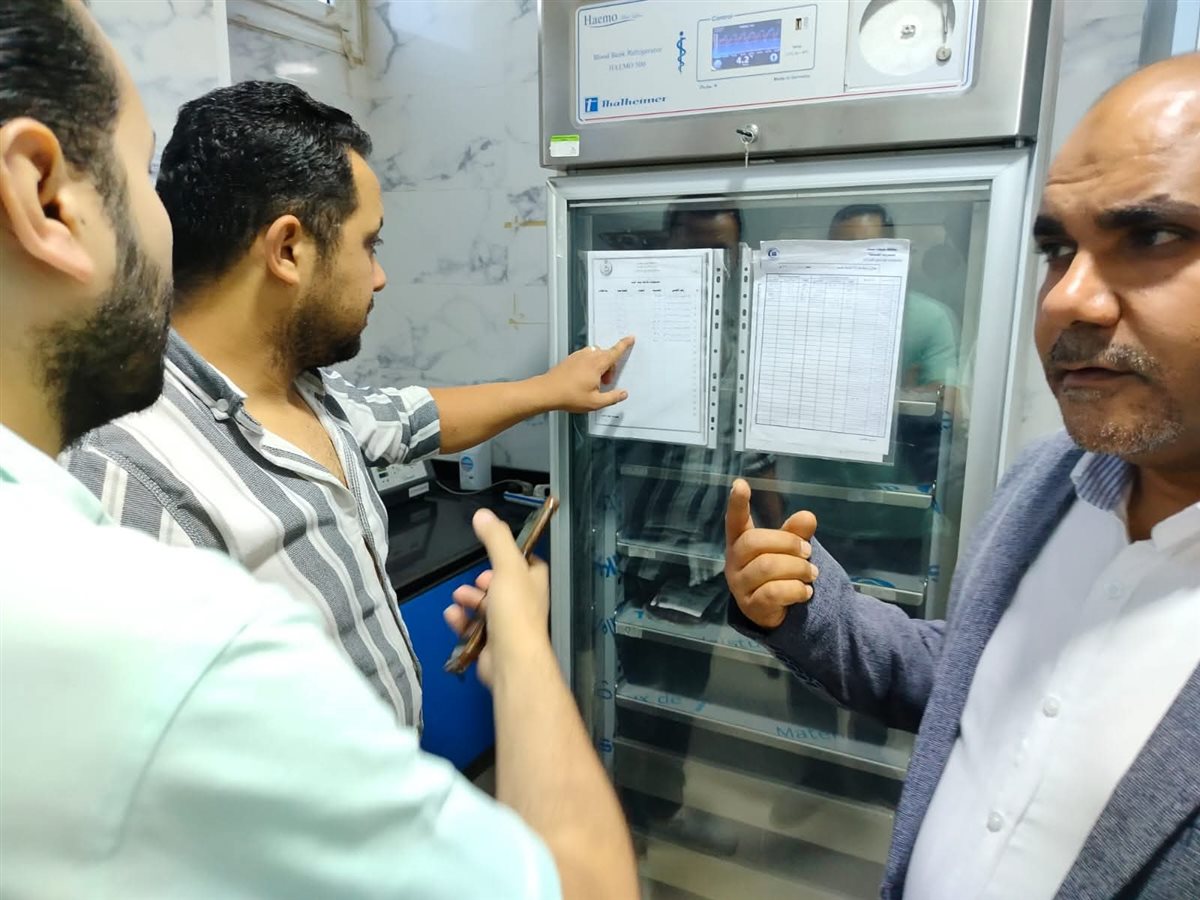 حملة تفتيش على مستشفى أبو رديس المركزي