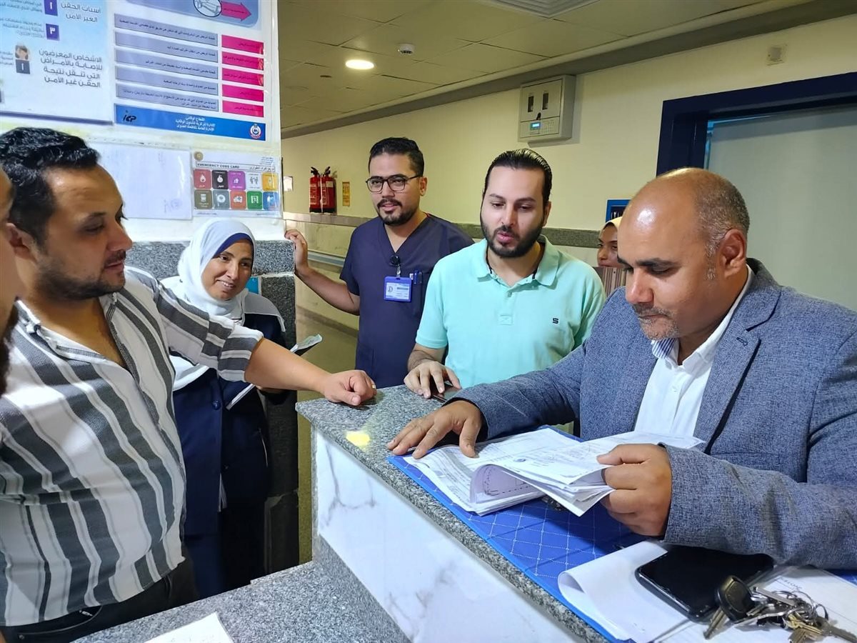 حملة تفتيش على مستشفى أبو رديس المركزي