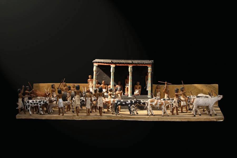 ماكيت من مقبرة مكت رع 