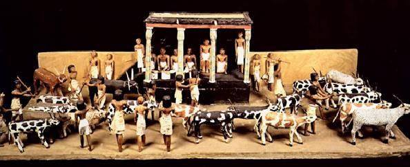 ماكيت من مقبرة مكت رع 