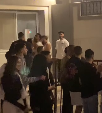 مشاجرة حفل تكنو