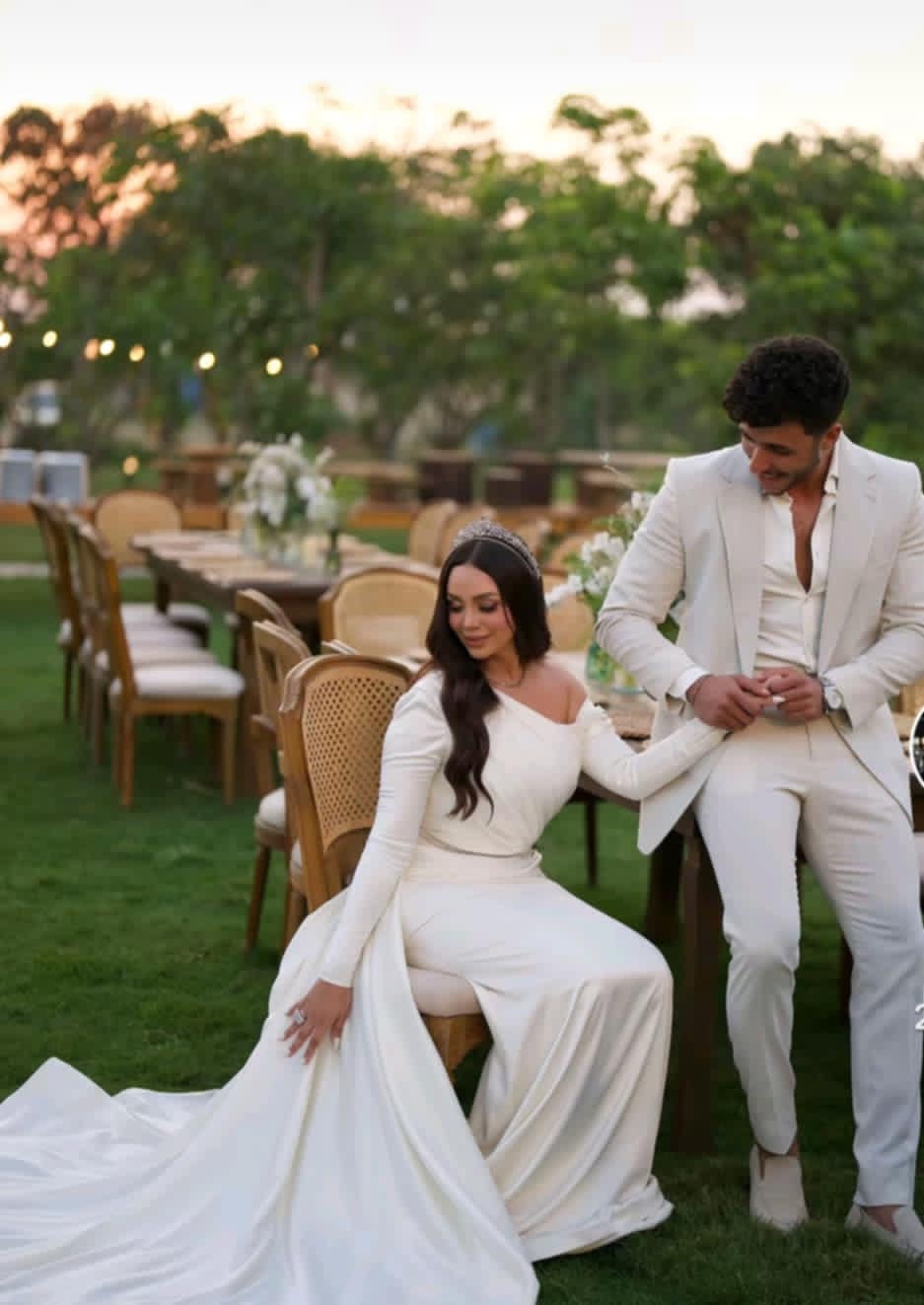 البلوجر مرام محمود وخطيبها السابق