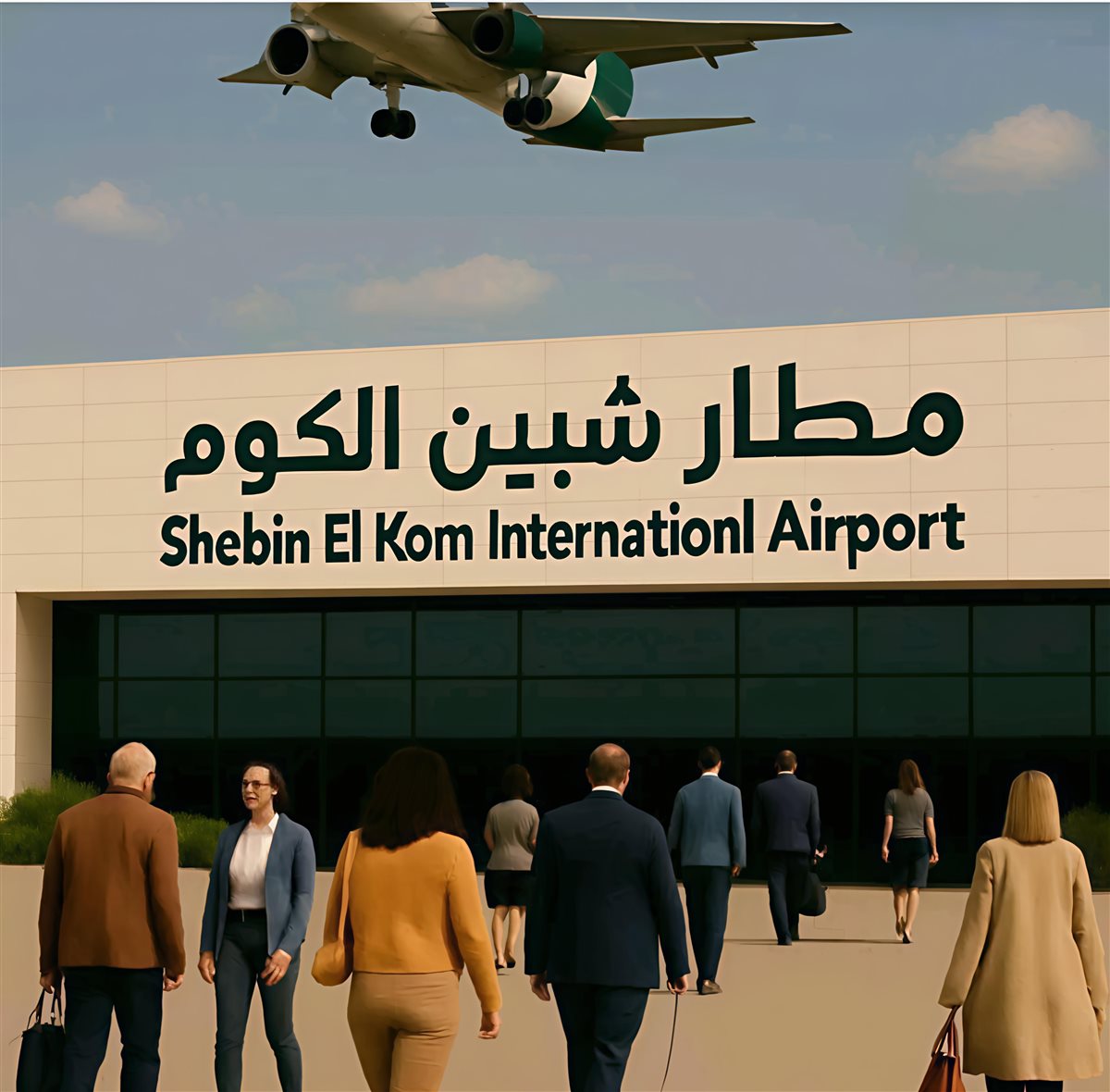 تداول منشورات انشاء مطار شبين الكوم في المنوفية 