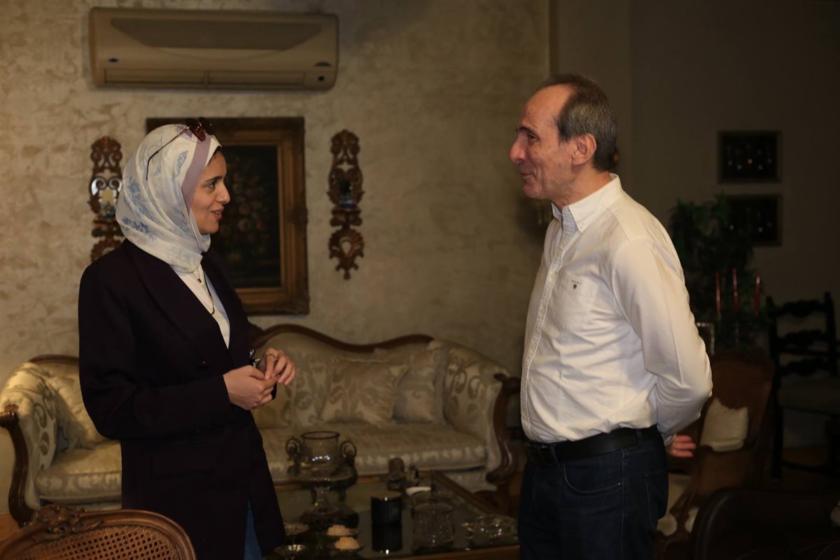 المايسترو عمرو سليم أثناء حواره مع منى عقبي