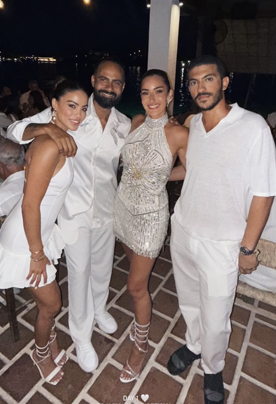 احتفال بالزفاف أم سهرة؟.. أحدث ظهور لـ أمينة خليل وزوجها أحمد زعتر