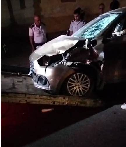 حادث دهس بكورنيش المقطم الجديد