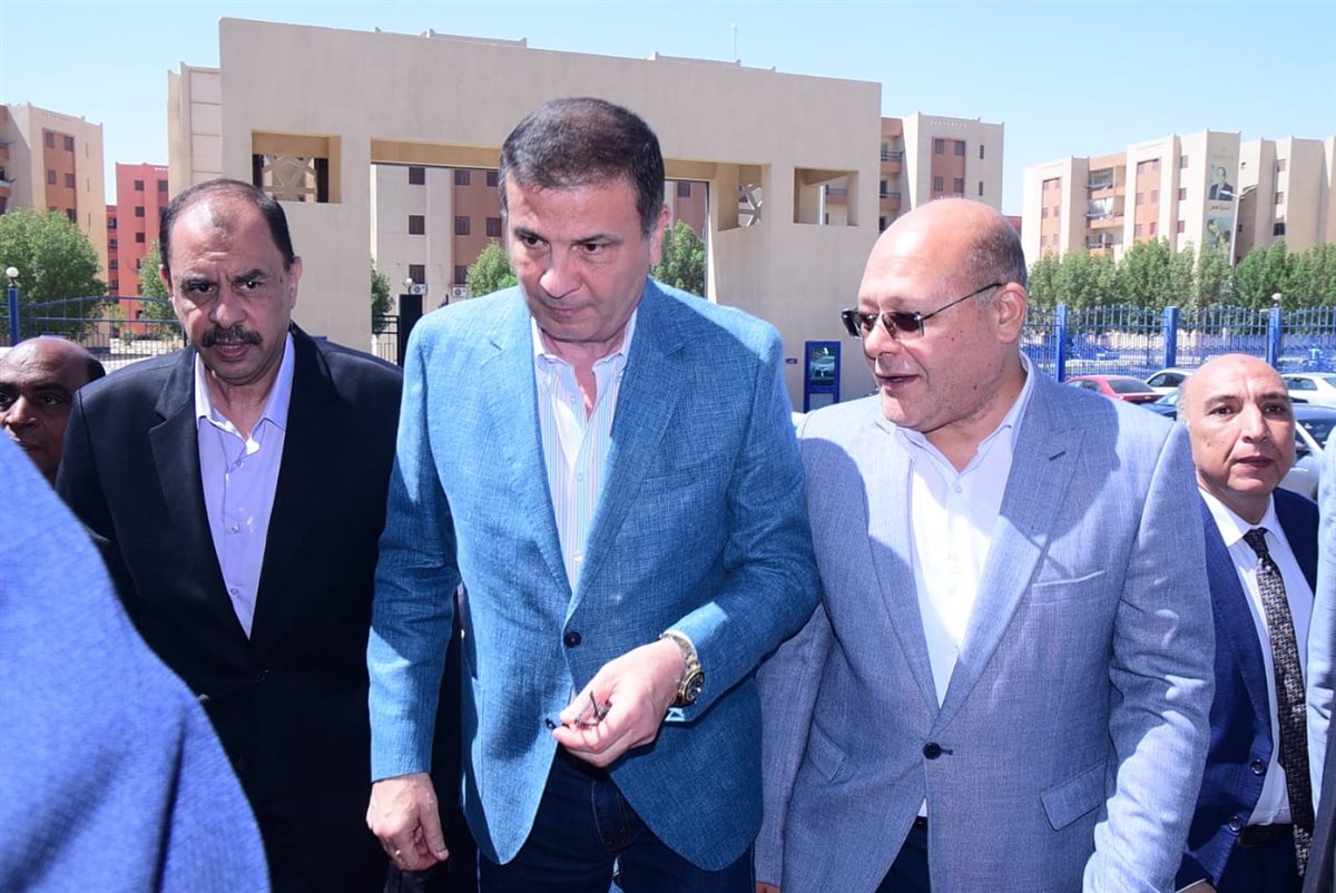 رئيس جامعة سوهاج ووزير الزراعة ومحافظ سوهاج