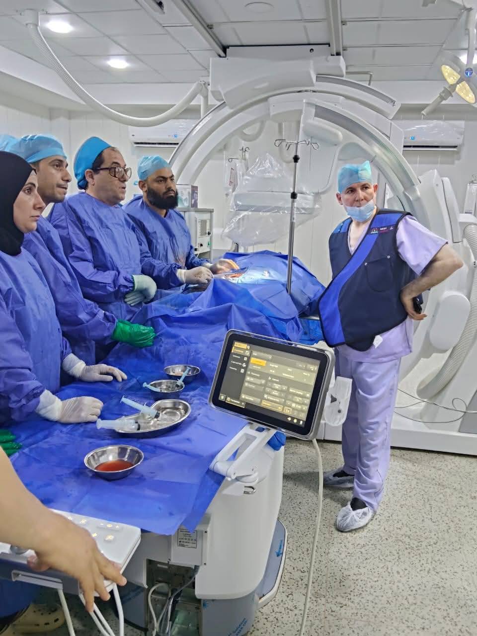 مستشفي جامعة الأزهر بدمياط تجري أول قسطرة مخية