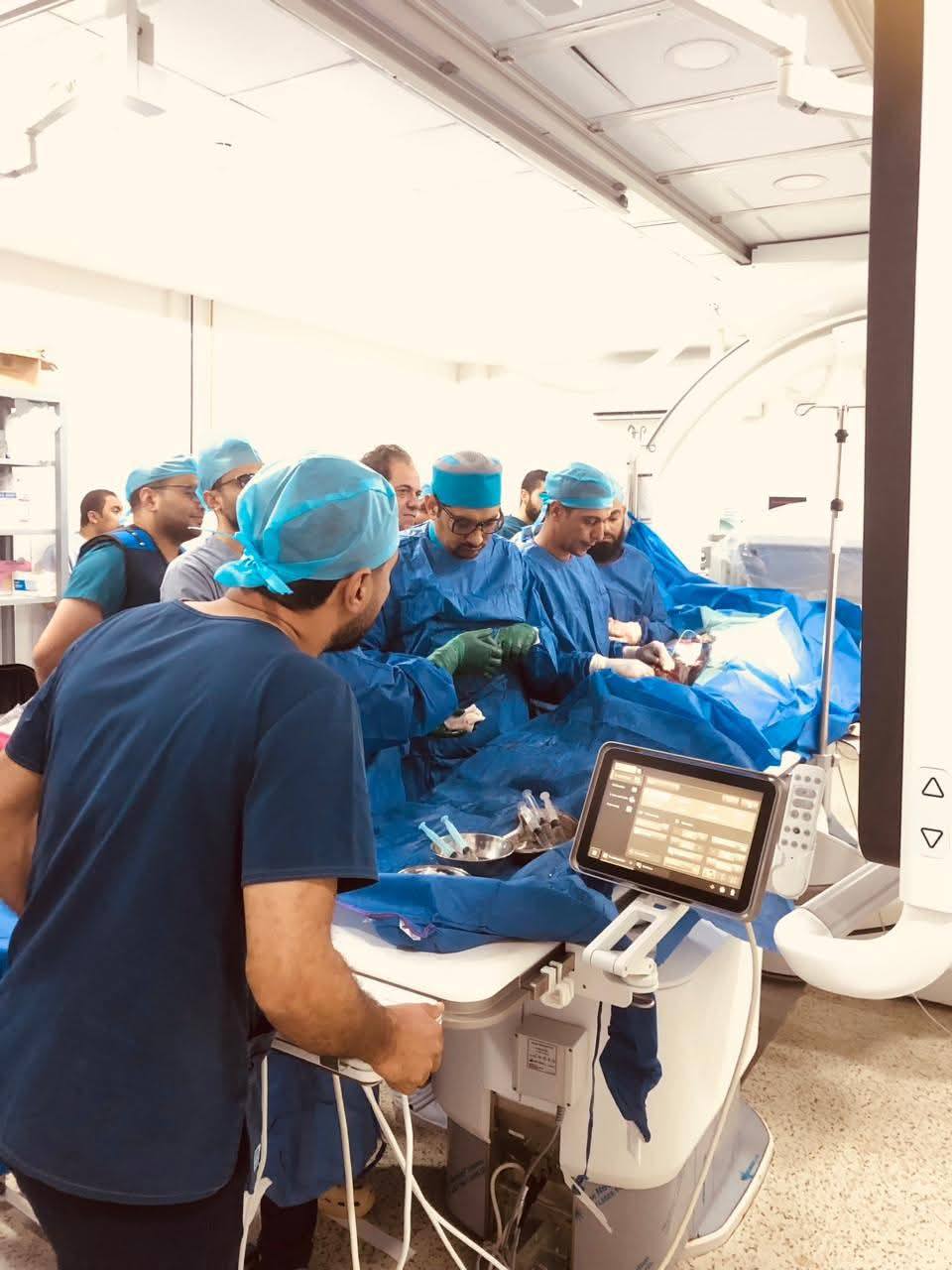 مستشفي جامعة الأزهر بدمياط تجري أول قسطرة مخية