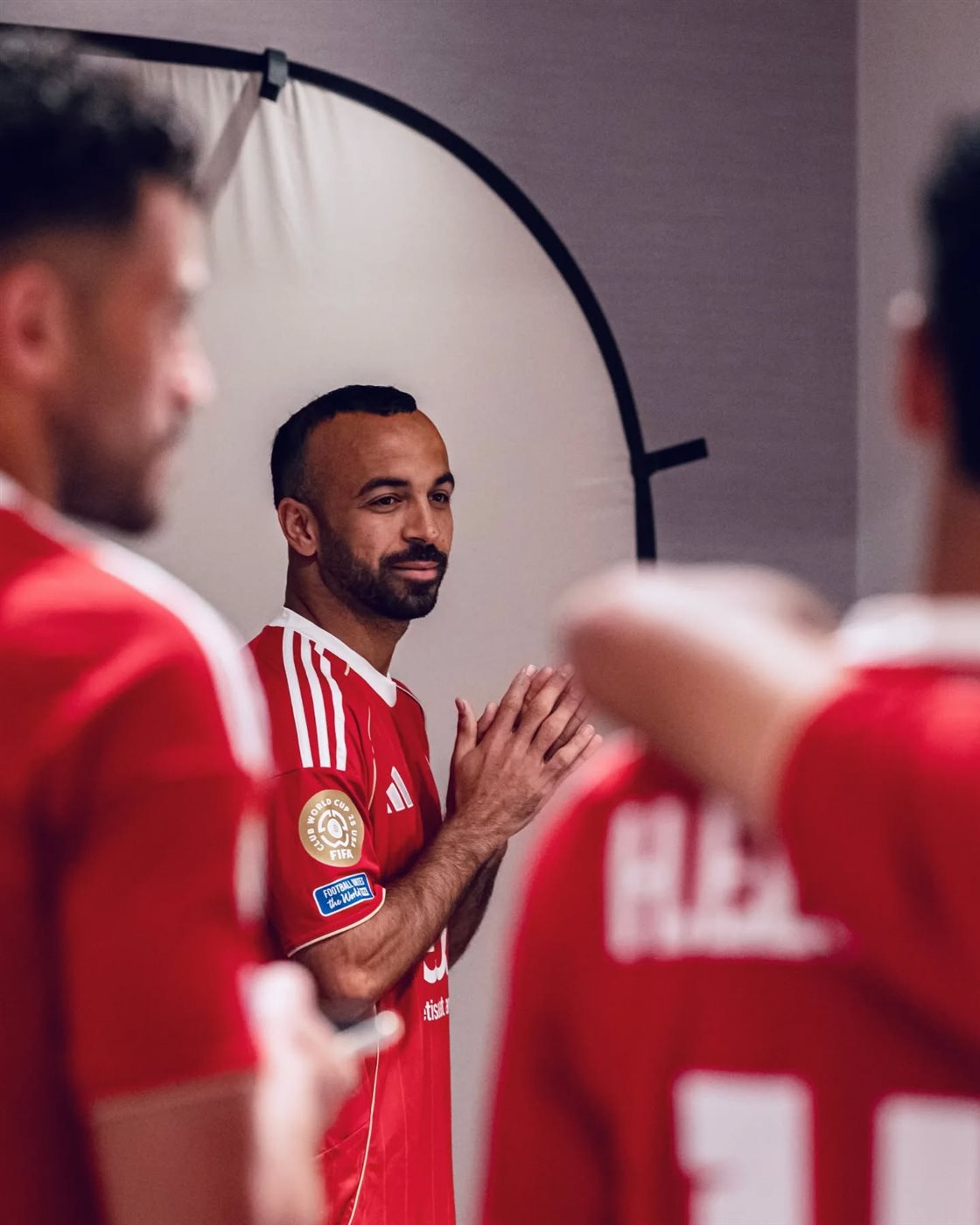 <strong>أفشة من جلسة تصوير لاعبي الأهلي من جانب فيفا قبل كأس العالم للأندية 2025</strong>