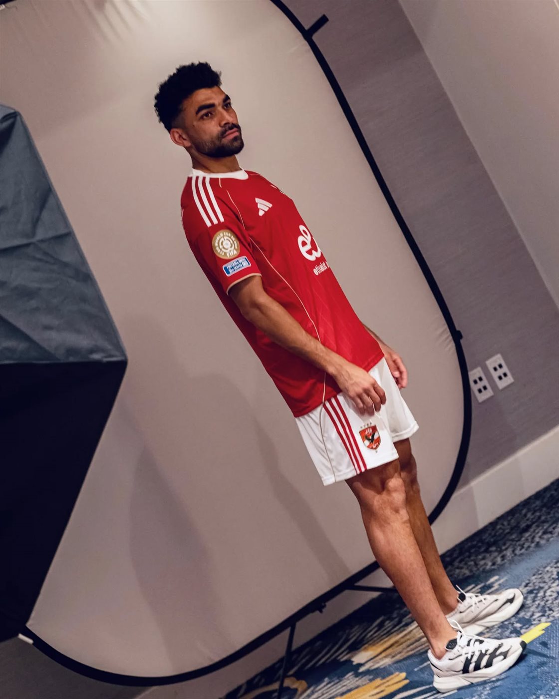<strong>خالد عبد الفتاح من جلسة تصوير لاعبي الأهلي من جانب فيفا قبل كأس العالم للأندية 2025</strong>