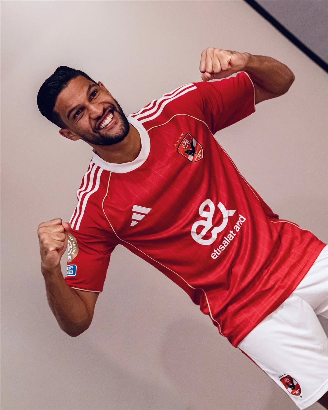 <strong>يحيى عطية الله من جلسة تصوير لاعبي الأهلي من جانب فيفا قبل كأس العالم للأندية 2025</strong>