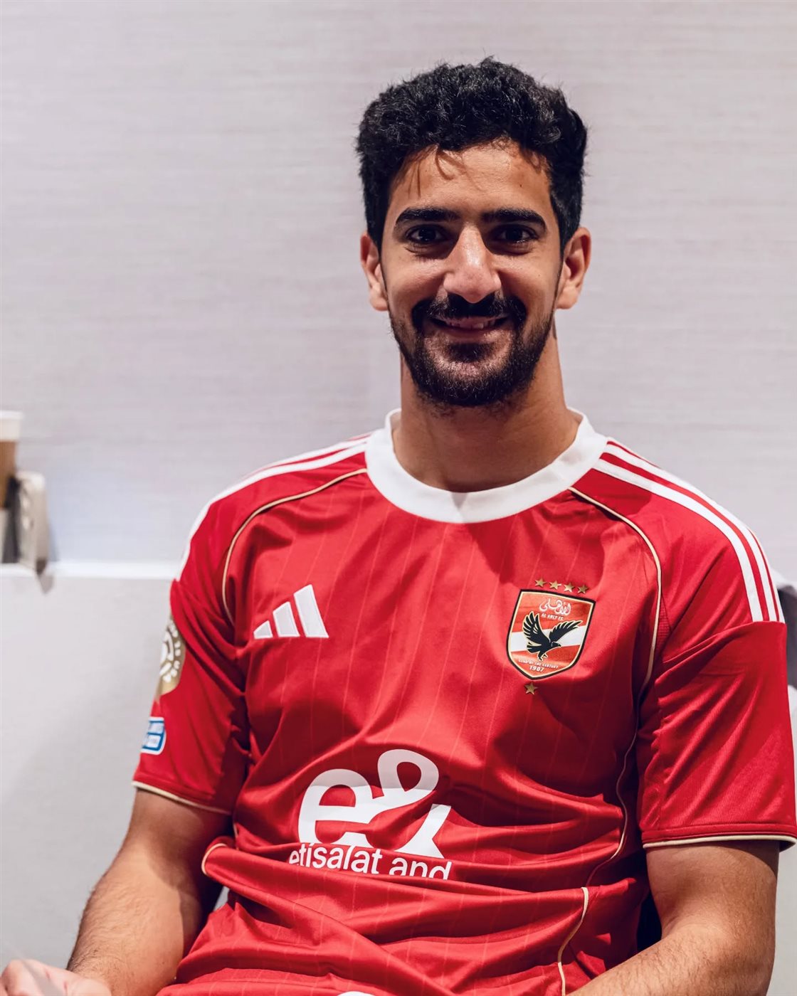 <strong>محمد علي بن رمضان من جلسة تصوير لاعبي الأهلي من جانب فيفا قبل كأس العالم للأندية 2025</strong>