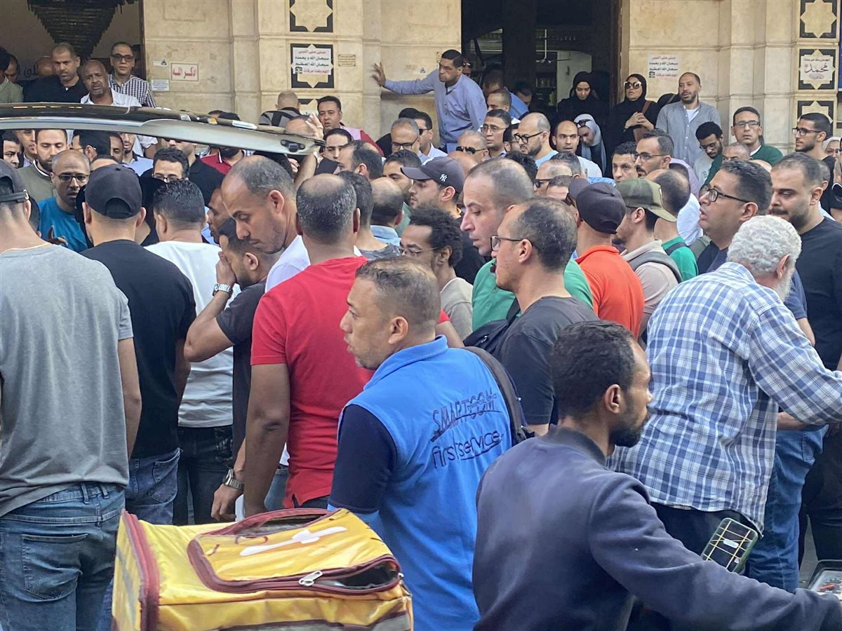 تشييع جثمان ضحية العاصفة 