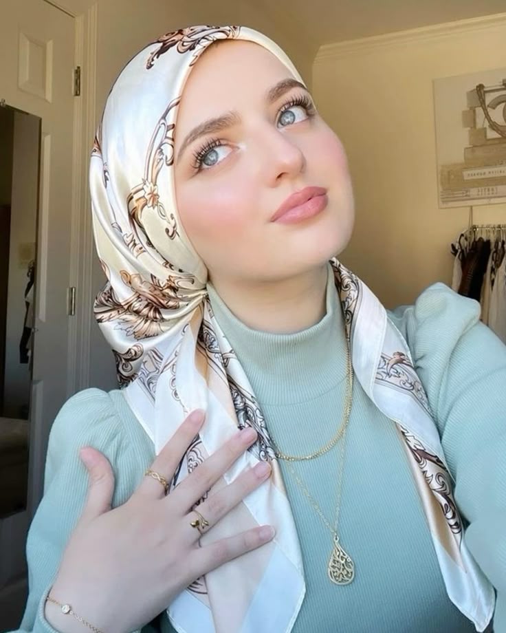 كيفية لف الحجاب بطريقة سهلة