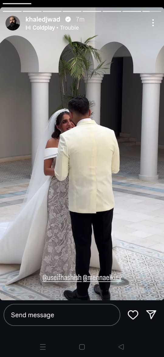 حفل زفاف منة عدلي القيعي والممثل يوسف حشيش