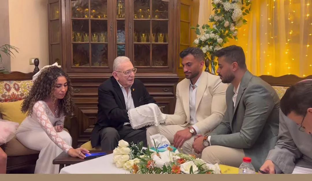 عقد قران  منة عدلي القيعي ويوسف حشيش