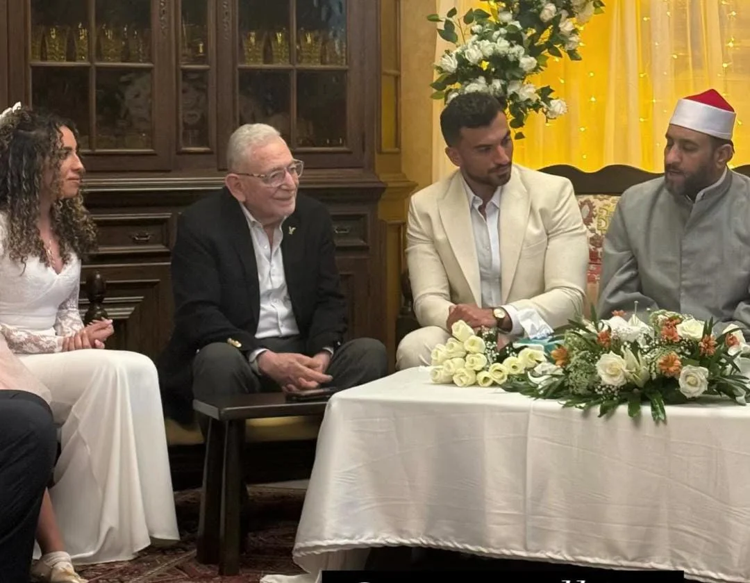 عقد قران  منة عدلي القيعي ويوسف حشيش