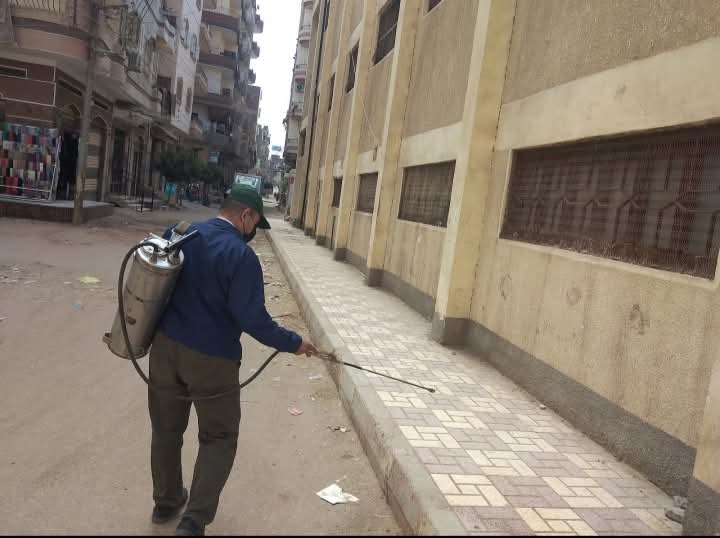 تطهير وتعقيم لجان امتحانات الثانويه