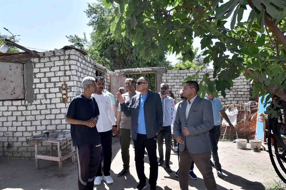 محافظ الأقصر يفتش عن أصول الدولة الغير مستغلة