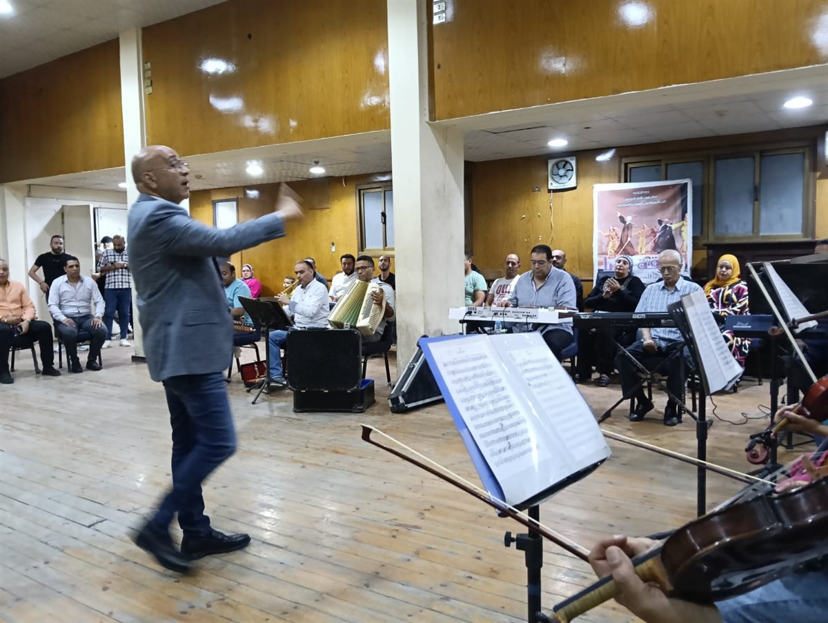 لقطات لـ تامر عبد المنعم وسليم سحاب من الاستعدادات لحفل 30 يونيو