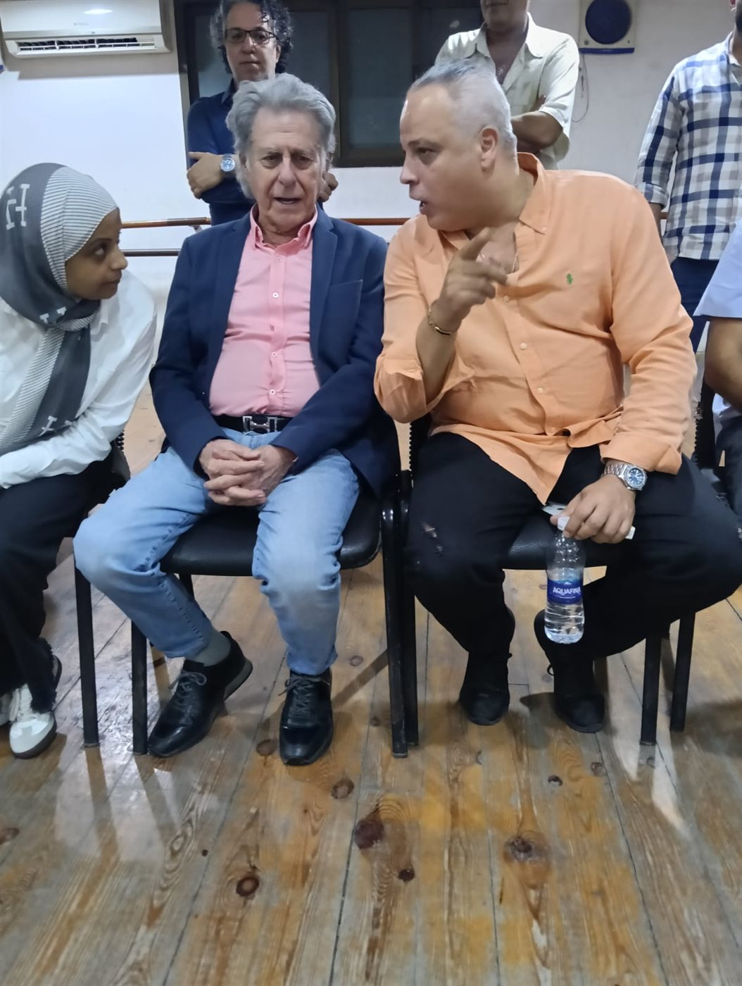 لقطات لـ تامر عبد المنعم وسليم سحاب من الاستعدادات لحفل 30 يونيو